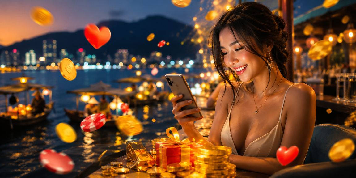 Người dùng xem kèo bóng đá trên điện thoại tại bãi biển Đà Nẵng buổi tối