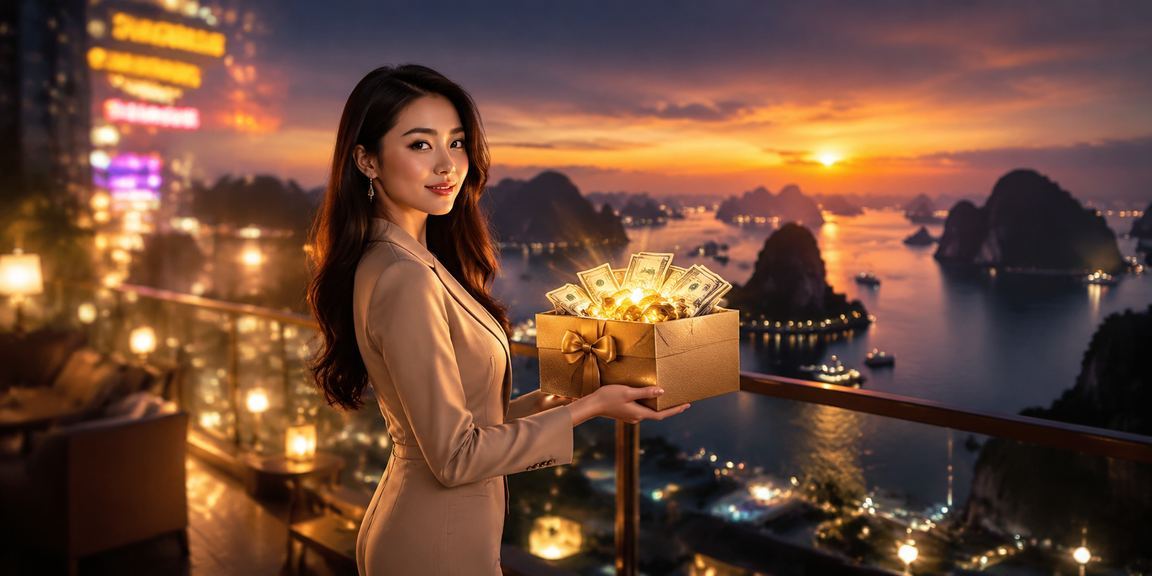 Du khách tại Hạ Long thư giãn và kiểm tra kèo cá cược thể thao trên điện thoại